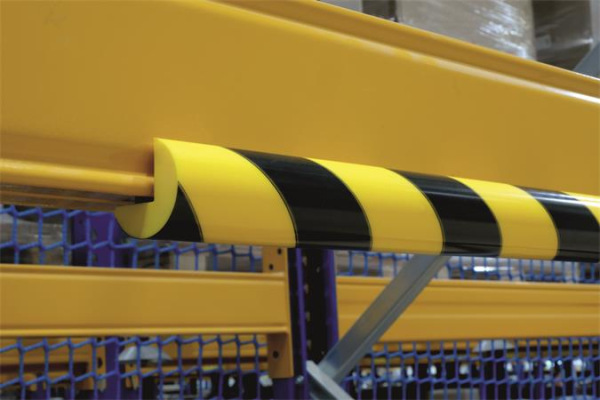 Ochranný profil na hrany, magnetický, DURABLE "E25R", žltý-čierny 5