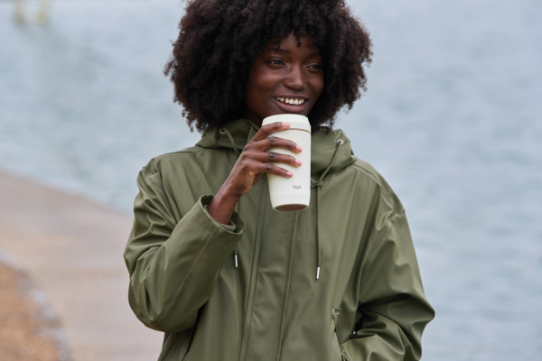 Hrnček Topl To Go 354 ml z RCS recyklovaného plastu biela 7