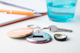 KeyBadge Bottle prívesok na kľúče gombík 7