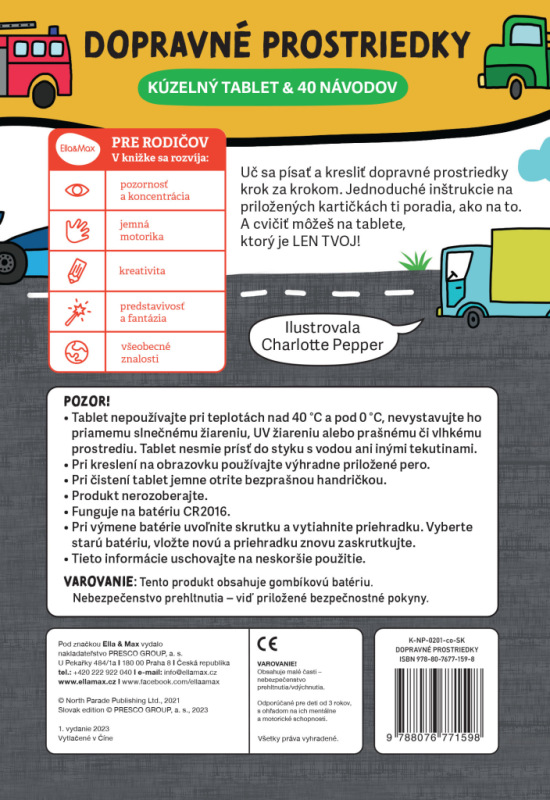 Kúzelný tablet & 40 návodov – DOPRAVNÉ PROSTRIEDKY 6