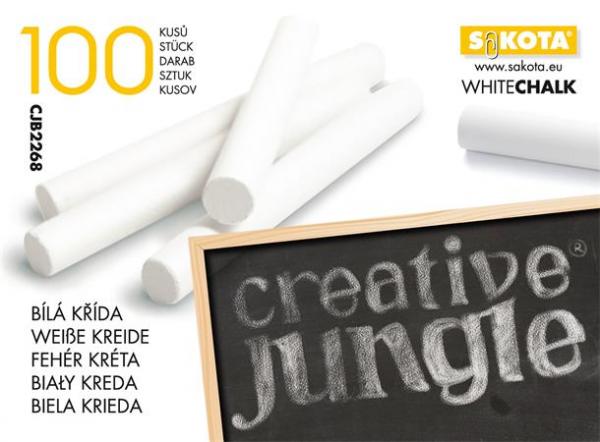 Krieda na tabuľu, okrúhla, SAKOTA, biela 1