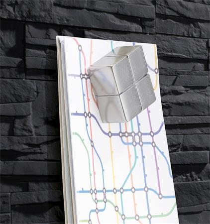 Magnetická sklenená tabuľa, 46x91 cm, SIGEL "Artverum® ", bridlica 7