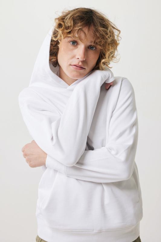 Mikina s bočnými vreckami IQONIQ Yengo z rec. bavlny recycled white XL 14