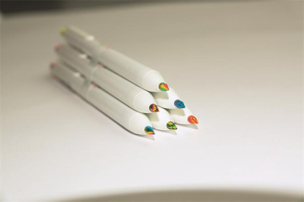 Farebné mechanické ceruzky, sada, so špeciálnou viacfarebnou tuhou, APLI "Color Click Mix" 5