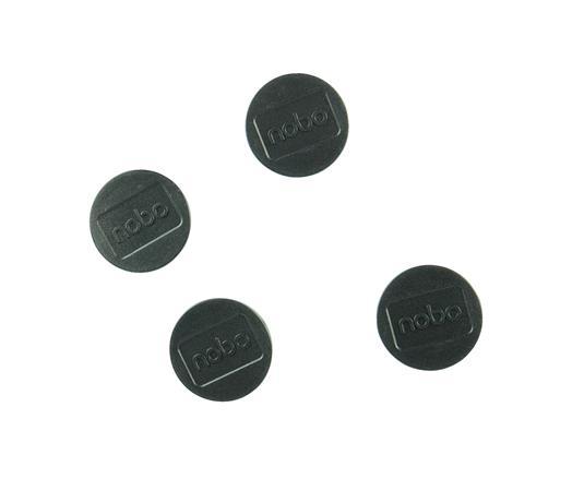 Magnetky, magnetické, pre biele tabule, 30 mm, 4 ks, NOBO, čierna 7