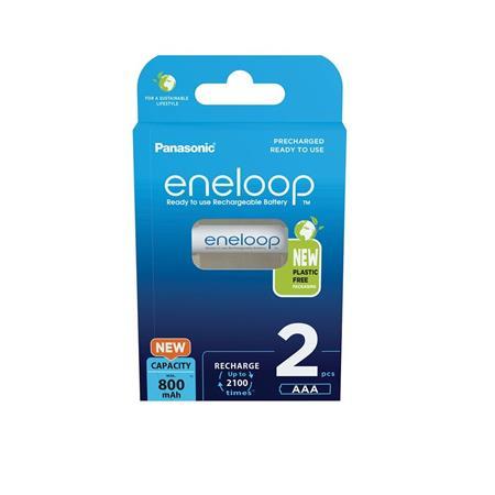 Nabíjacia batéria, AAA mikrotužková, 2x800 mAh Ni-MH, PANASONIC "Eneloop" 1