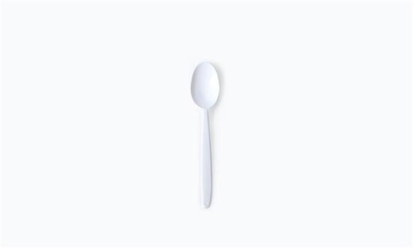 . Lyžica, plastová, znovu použiteľná, 18,5 cm, 50 ks "Venus", biela 1