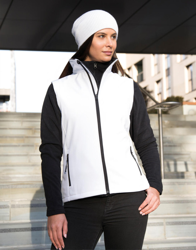Potlačiteľná dámska Softshell vesta