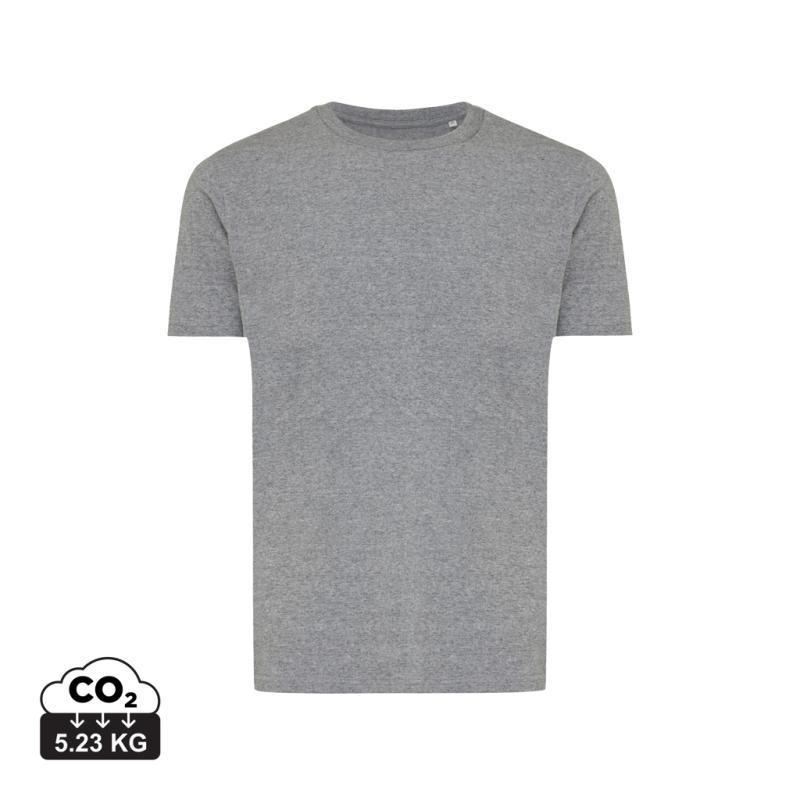 Tričko IQONIQ Brett z recykl. bavlny light heather anthracite XXXL
