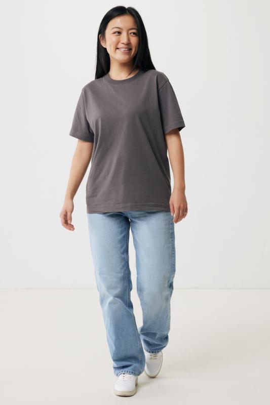 Tričko IQONIQ Kakadu relaxed fit z recykl. bavlny antracitová S 5