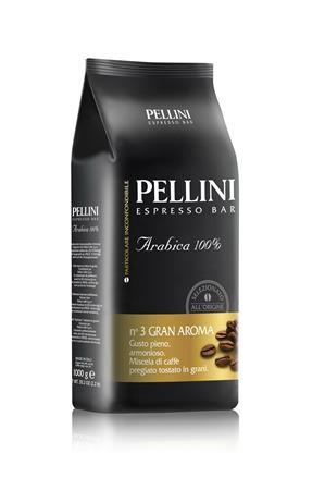 Káva, mletá, zrnková, 1000 g,  PELLINI "Gran Aroma" 1