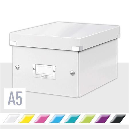 Odkladací box, A5, LEITZ "Click&Store", biela 2