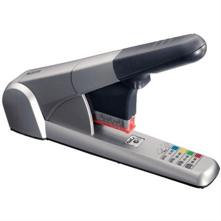 Zošívačka, veľkokapacitná, 80 listov, LEITZ "5551", strieborná