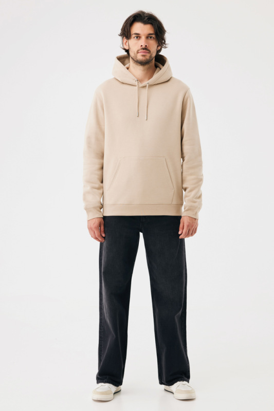 IQONIQ Joshua Unisex mikina s kapucňou z rec. bavlny desert XS 6