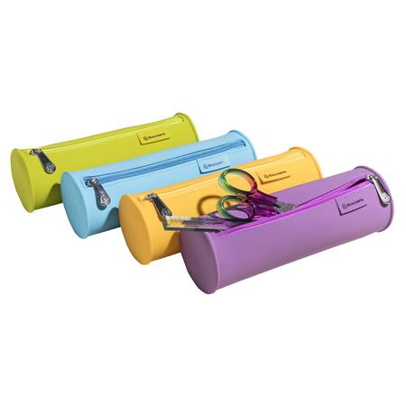 Peračník, na zips, valec, EXACOMPTA "Pop`Nco", mix farieb 5