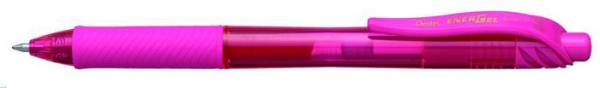 Gélové pero, 0,35 mm, stláčací mechanizmus, PENTEL "EnerGelX BL107", ružová 1