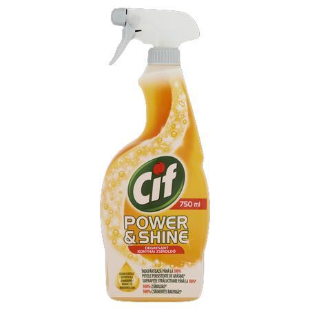 Čistiaci sprej do kuchyne, odmasťujúci, 750 ml, CIF "Power&Shine"