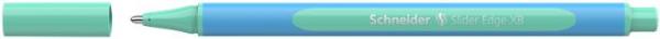 Guľôčkové pero, 0,7 mm, s vrchnákom, SCHNEIDER "Slider Edge XB Pastel", mätová 2