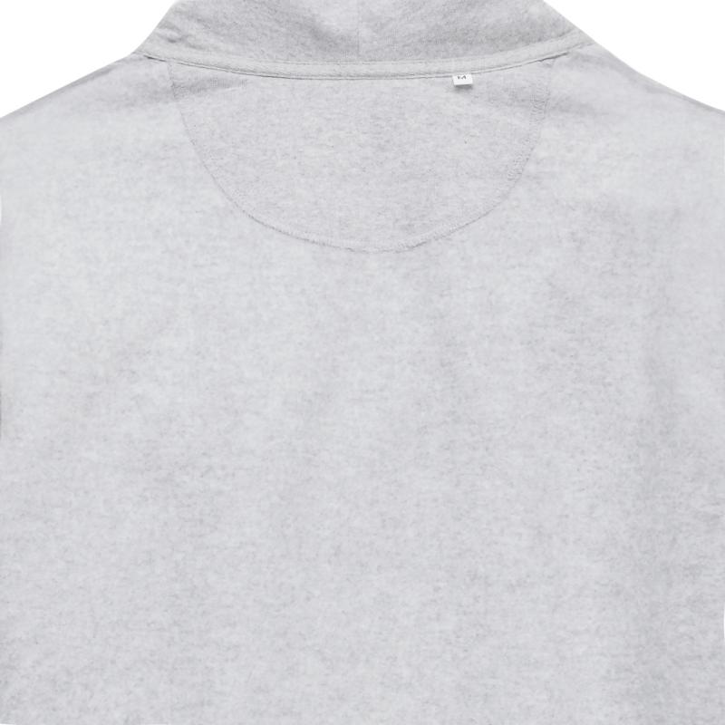 Mikina na zips s kapucňou IQONIQ Abisko z recykl. bavlny heather grey XXS 3
