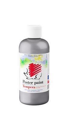 Tempera, 500 ml, ICO "Ježko", strieborná