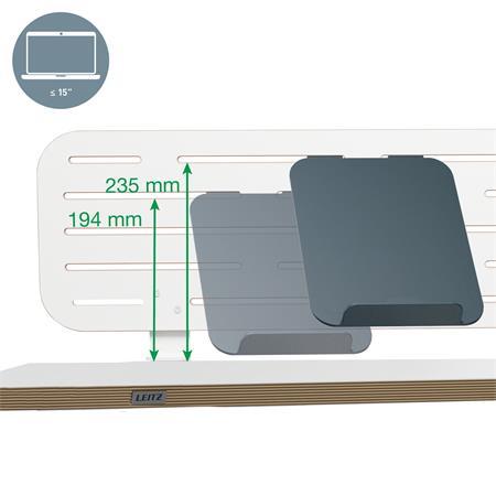 Stolný organizér s držiakom na notebook, 80x25 cm, LEITZ "Ergo" 3