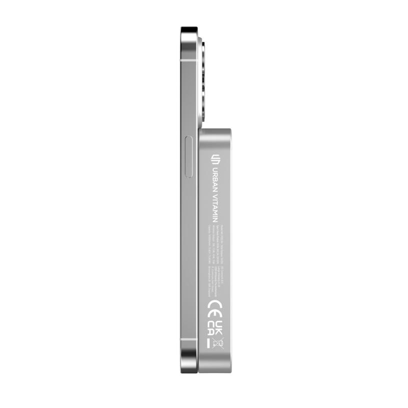 Powerbanka 10000mAh Urban Vitamin Compton z RCS alu a plastu strieborná 4