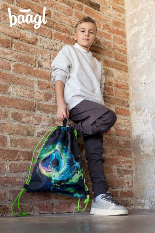 BAAGL SADA 3 Airy Plus Futbal: batoh, peračník, vrecko 15