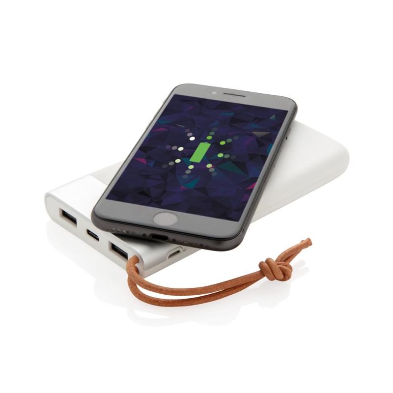 Bezdrôtová powerbanka Aria 8 000 mAh 5W biela 5