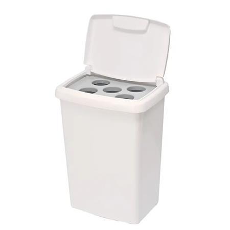Kôš na poháre, 50 l, plastový, VEPA BINS, biela 1