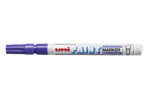 Lakový popisovač, 0,8-1,2 mm, UNI "PX-21", fialový 1