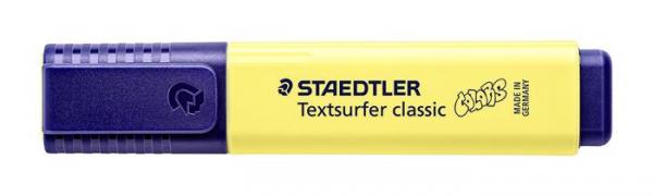 Zvýrazňovač, 1-5 mm, STAEDTLER, "Textsurfer Classic Pastel", žltý 1