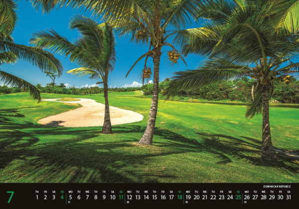 Nástenný kalendár Golf 2027 8