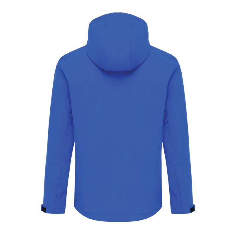 Pánska soft shell bunda IQONIQ Makalu z recykl. polyesteru kráľovská modrá XXXL 2