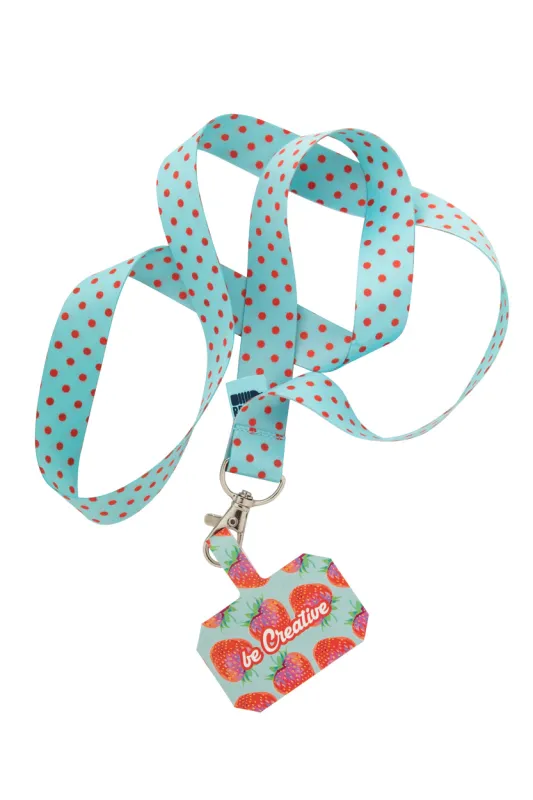 Subyard Mobile RPET lanyard RPET s držiakom na mobilný telefón 3