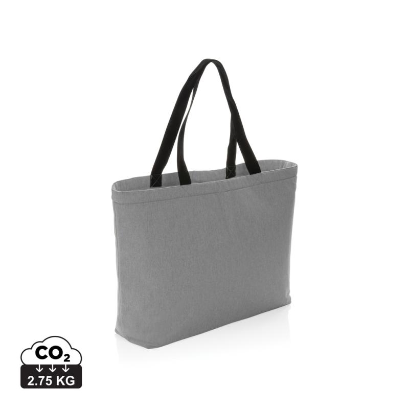 Nefarbená chladiaca taška Impact z 285g recykl. canvas AWARE sivá
