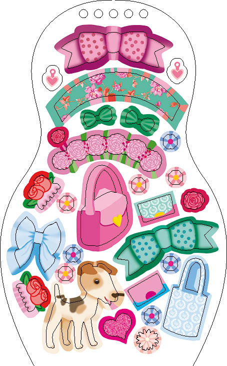 Obliekame moravské bábiky NATÁLKA – Maľovanky 4