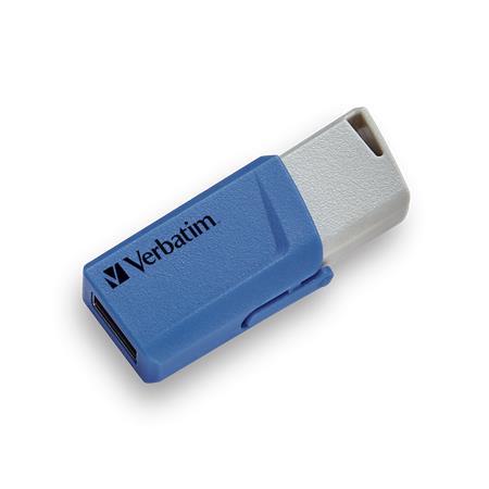 USB kľúč, 2 x 32GB, USB 3.2, 80/25MB/sec, VERBATIM "Store n Click", červená/modrá 6