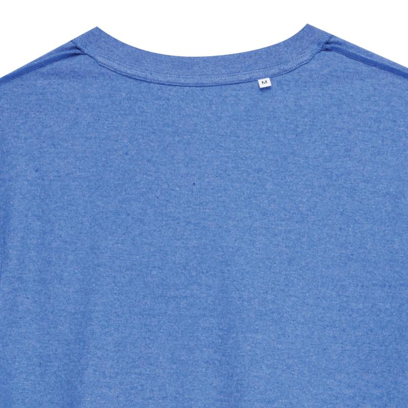 Nefarbené tričko IQONIQ Manuel z recykl. bavlny heather blue XXXL 3