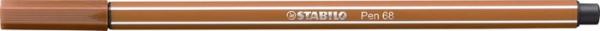 Popisovač, 1 mm, STABILO "Pen 68", červeno hnedý 1