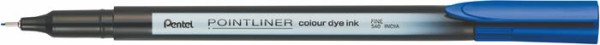 Liner, 0,4 mm, PENTEL "Pointliner", tmavomodrý