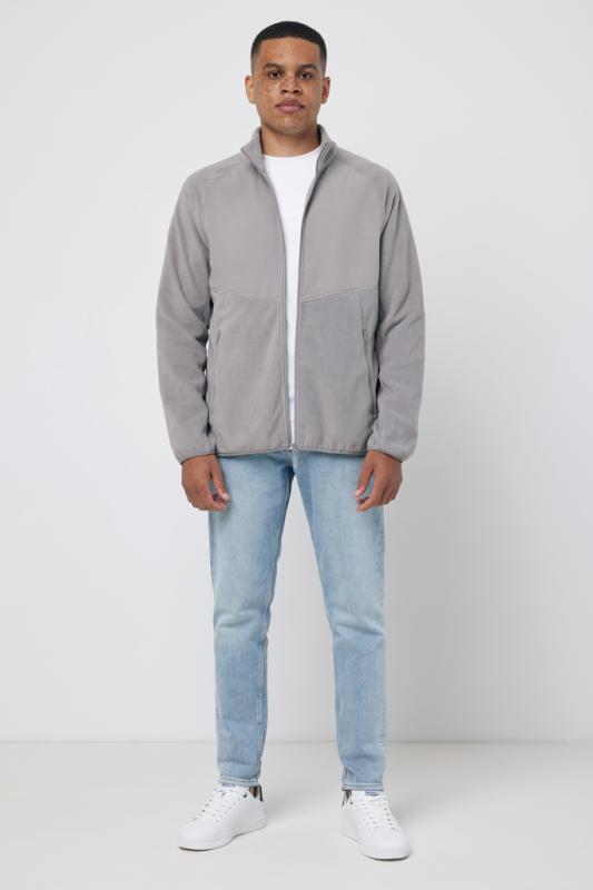 Micro fleece bunda na zips IQONIQ Talung z rec. polyesteru storm grey XXS 7