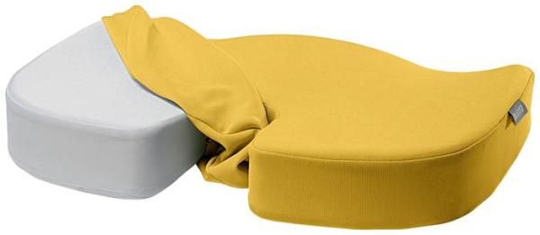 Vankúš na sedenie, ergonomický, LEITZ "Ergo Cosy", teplá žltá 2