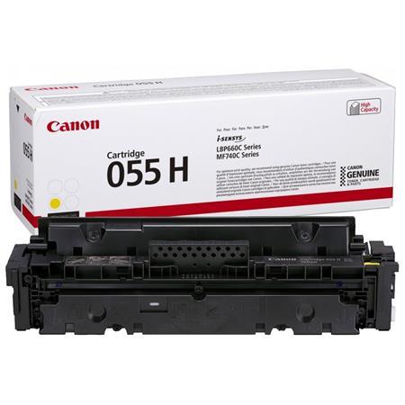 CRG-055H laserový tóner i-Sensys, k tlačiarňam LPB663, 664, MF742, 744, 746, CANON, žltá,