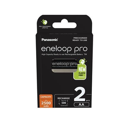 Nabíjacia batéria, AA tužková, 2x2500 mAh Ni-MH, PANASONIC "Eneloop Pro" 1