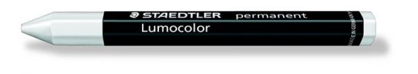 Univerzálna voskovka, permanentná, omnigraph, STAEDTLER "Lumocolor", biela