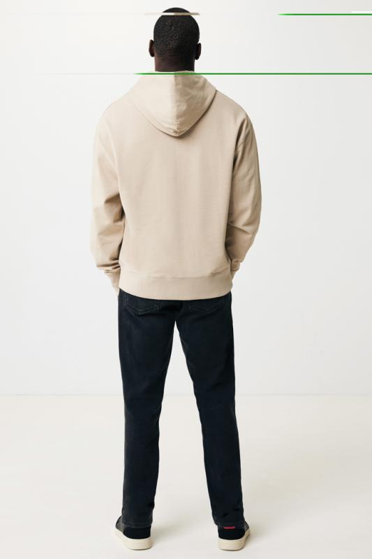 Mikina s kapucňou IQONIQ Yoho relaxed fit z recykl. bavlny desert XS 12