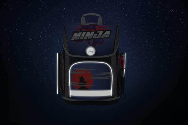 BAAGL SET 5 Ergo Ninja: aktovka, penál, sáček, desky, box 6