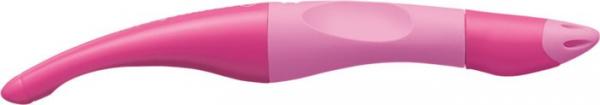 Roller, 0,5 mm, pre ľavákov, ružové telo pera, STABILO "EasyOriginal Start", modrý 1