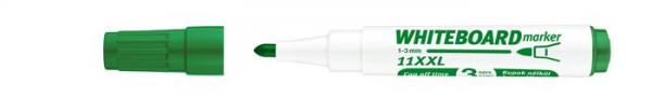 Popisovač na tabule a flipchartové tabule, 1-3 mm, kužeľový hrot, ICO "Plan 11 XXL", zelen 1