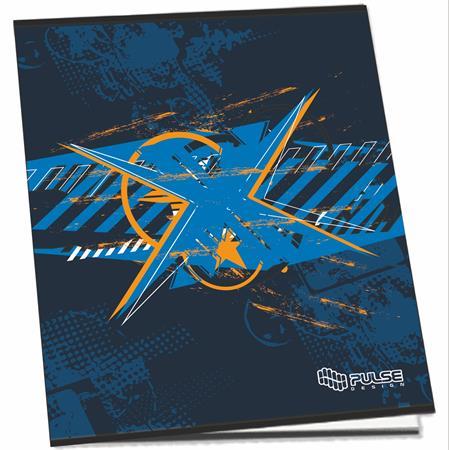 Zošit,  A4, štvorčekový, 52 listov, PULSE "Boys" 6